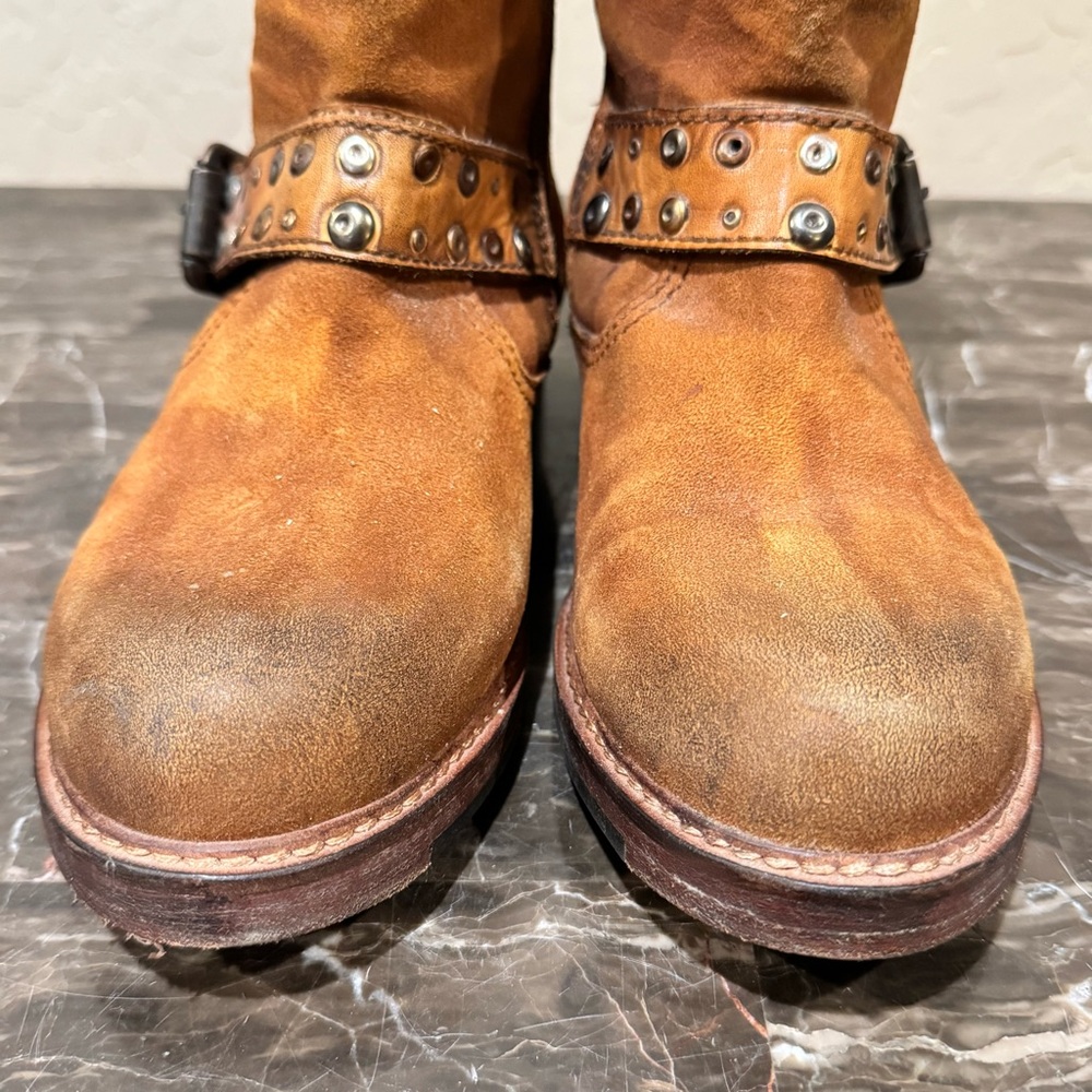 Vintage Foundry Co. Miriam Studded Leather Combat Boots - Picture 7 of 13